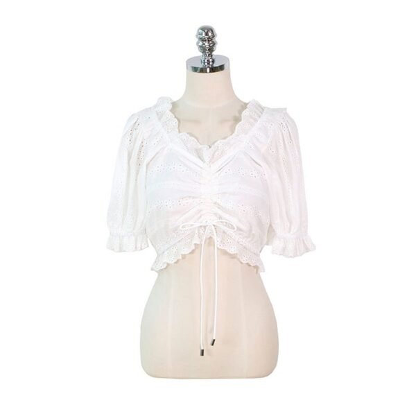 BOBOKATEER haut femme white blouse women shirts plus size womens tops and blouses - Image 5