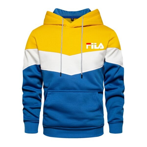 Men's Casual Polar Lining Sportswear Autumn and Winter Sweatwear Hoodie - Image 3
