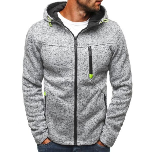 New Jacquard Hoodie Brand Fleece Men's Hooded Hoody Man Sweatshirt
