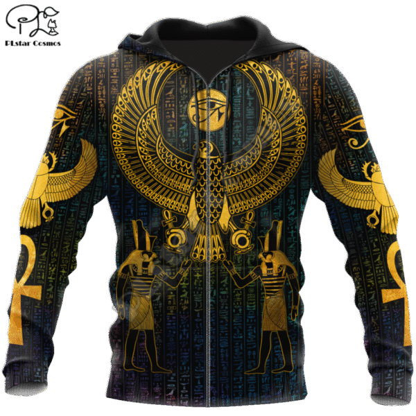 Men/Women Egypt Tattoo 3DPrint Streetwear Pullover Casual Hoodies - Image 2
