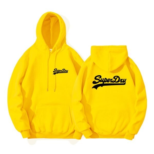 Men Hoodies Sportswear Front Back Harajuku Print Plus Fleece Warm S-3XL - Image 3