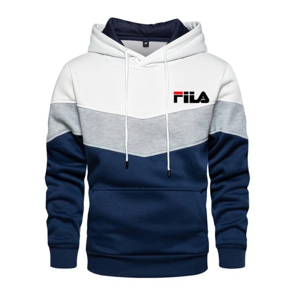Men's Casual Polar Lining Sportswear Autumn and Winter Sweatwear Hoodie - Image 2