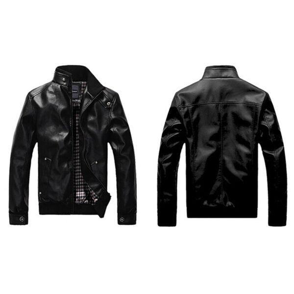 New Cowboy Men's High-Quality Leather Jacket Plus Thick Coats S-2XL - Image 6