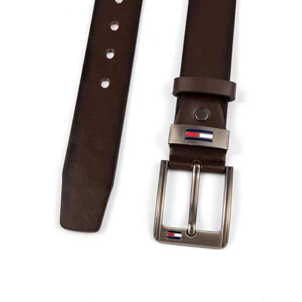 New Simple Design Men's Square Buckle Business And Office Leisure Belt - Image 3