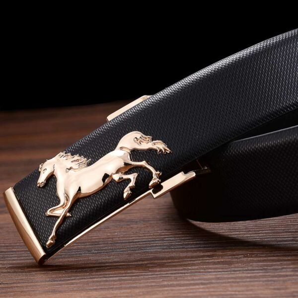 New Fancy Buckle Vintage Plate Designer Leather Belts for Men Belts - Image 5