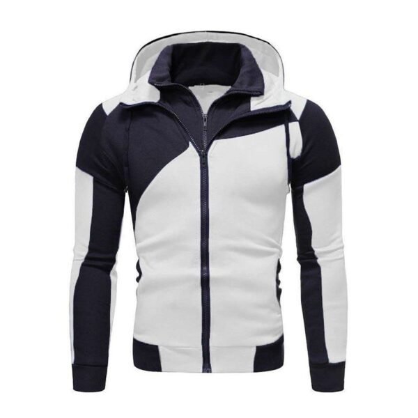 New Autumn and Winter Casual Solid Long Sleeve Men Hooded Streetwear - Image 4