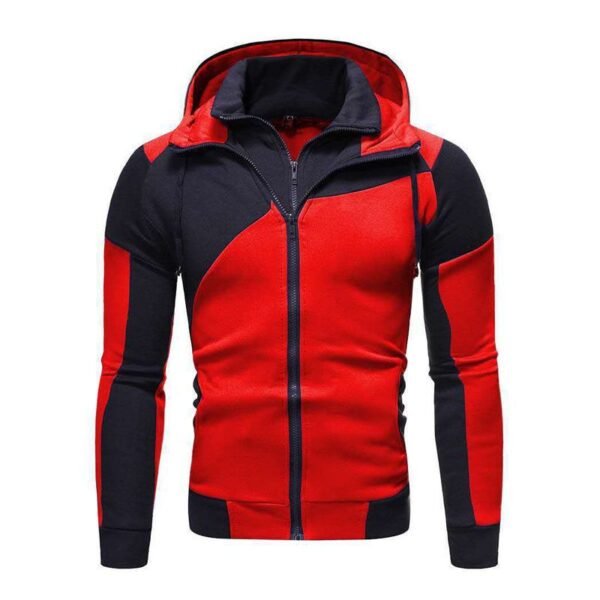 New Autumn and Winter Casual Solid Long Sleeve Men Hooded Streetwear - Image 5