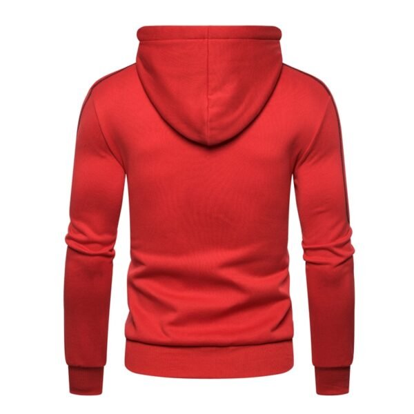 New Print Design Men's Sportswear Hooded Casual Zipper Jacket Sweatshirt - Image 6
