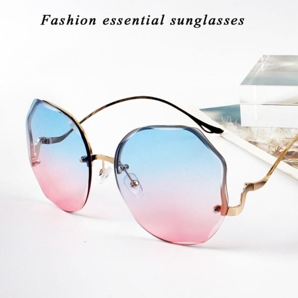 2021 Rimless Sunglasses Fashion Sunglasses Women Tide - Image 6