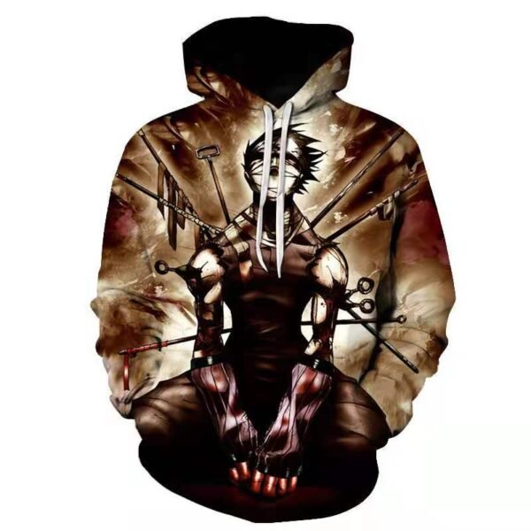 3d Printing Autumn and Winter Hoodies Casual Sweatshirt Fashion Coat - Image 4
