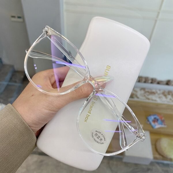 Anti Blue Light Men Women Transparent Computer Blocking Glasses - Image 2