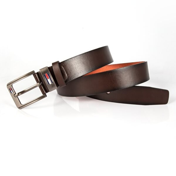 New Simple Design Men's Square Buckle Business And Office Leisure Belt - Image 2