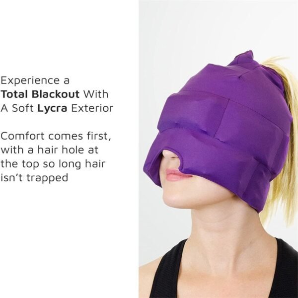 Headache And Migraine Relief Cap - Headache Relief, Elastic, Comfortable, Cool Mask - Image 5