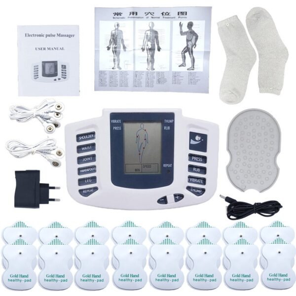 Digital Muscle Therapy Electric Tens Muscle Stimulator Full Body Massage Relax 16pads - Image 11