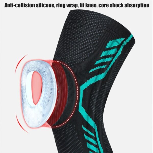 Knee Brace with Patella Gel Pads and Side Stabilizers Arthritis Injury Recovery 2Pcs=1Pair - Image 9