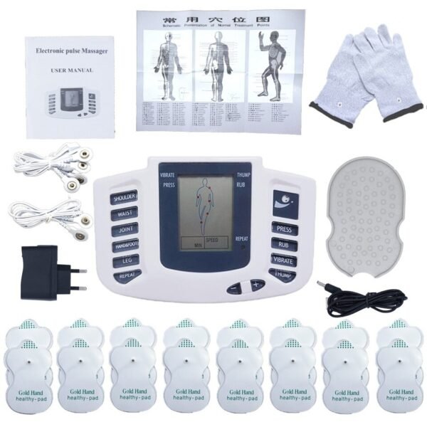 Digital Muscle Therapy Electric Tens Muscle Stimulator Full Body Massage Relax 16pads - Image 3