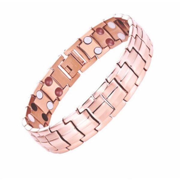 High-Quality Stainless Steel Tourmaline Magnetic Bracelets Bio Health Care Bangle - Image 8