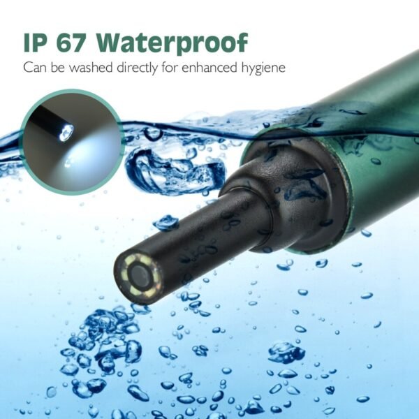 3.9mm WiFi Wireless Tool Ear Cleaner Wax LED Light Camera Otoscope for Android IOS - Image 9
