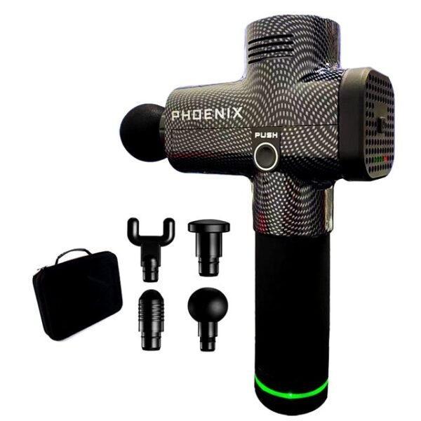 Phoenix Deep Tissue Massager Gun Muscle Relaxation Pain Relief Back Foot Massager - Image 4