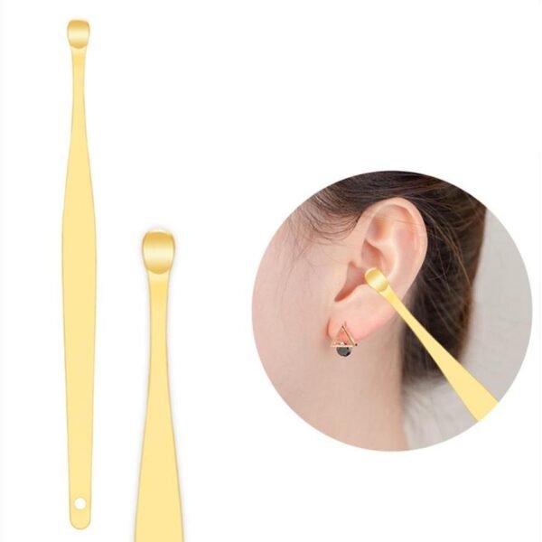 6Pcs/set Earpick Clean Tool Ear Wax Steel Earpick Wax Remover Curette Cleaner Spoon - Image 3
