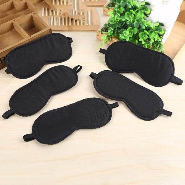 Portable Soft Sleeping Mask Blindfold Shade Patch Travel Women Men Eye Masks - Image 3