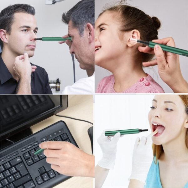 3.9mm WiFi Wireless Tool Ear Cleaner Wax LED Light Camera Otoscope for Android IOS - Image 5
