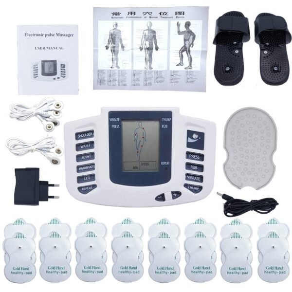 Digital Muscle Therapy Electric Tens Muscle Stimulator Full Body Massage Relax 16pads - Image 6
