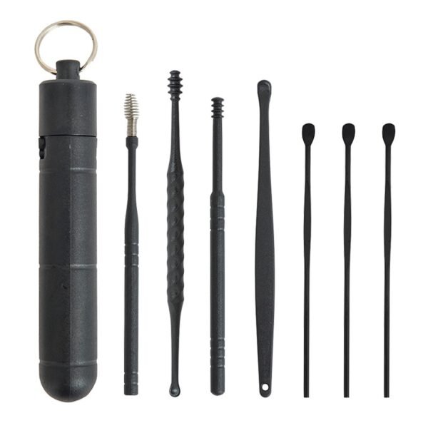 7PCs/Set Ear Cleaner Earwax Removal Tool Earpick Curette Reusable Ear Cleaning Wax