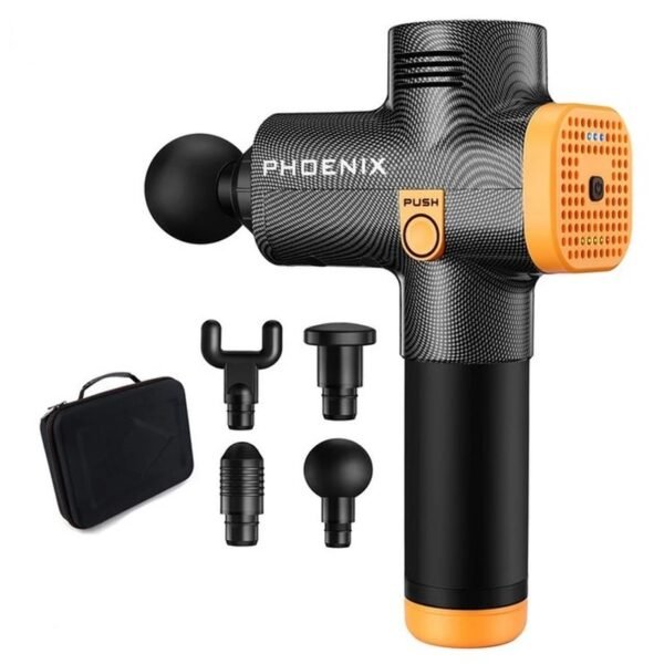 Phoenix Deep Tissue Massager Gun Muscle Relaxation Pain Relief Back Foot Massager