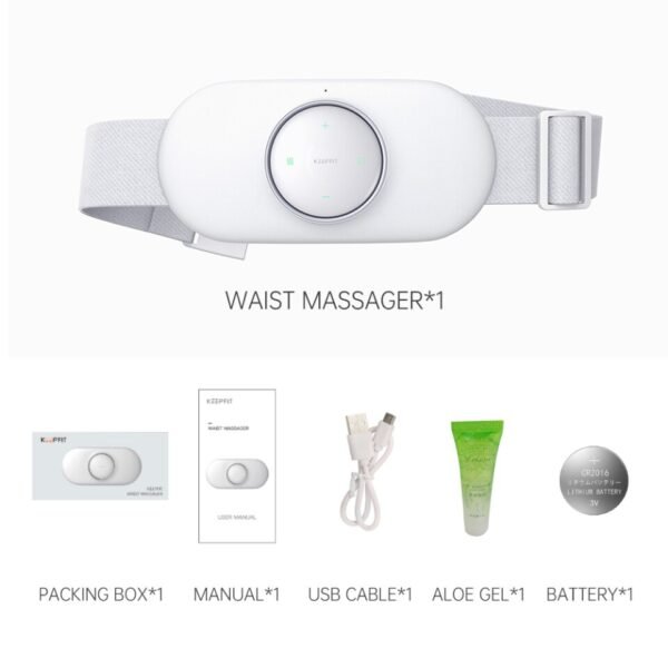 Smart Wireless Electric Waist Massager Heating Low-Frequency Light Relief Pain Massage - Image 4