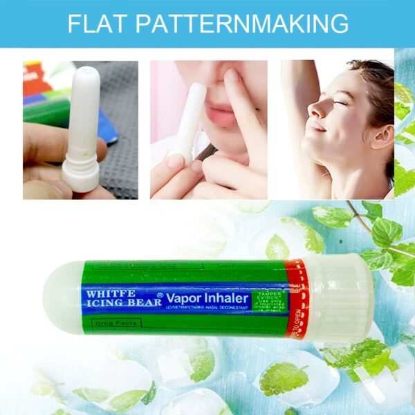 1Pcs Nasal Herbal Mint Essential Oils 100% Original Inhaler Rhinitis CoolRefresh Artifact - Image 4