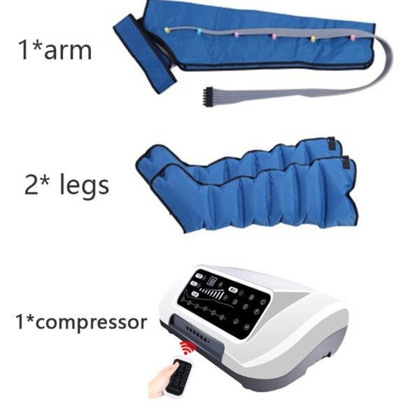 Pain Relief Air Compression Leg Foot  Vibration Massager Infrared Therapy Arm Waist - Image 5