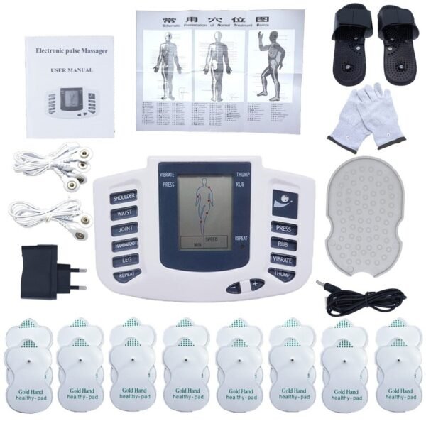 Digital Muscle Therapy Electric Tens Muscle Stimulator Full Body Massage Relax 16pads - Image 10