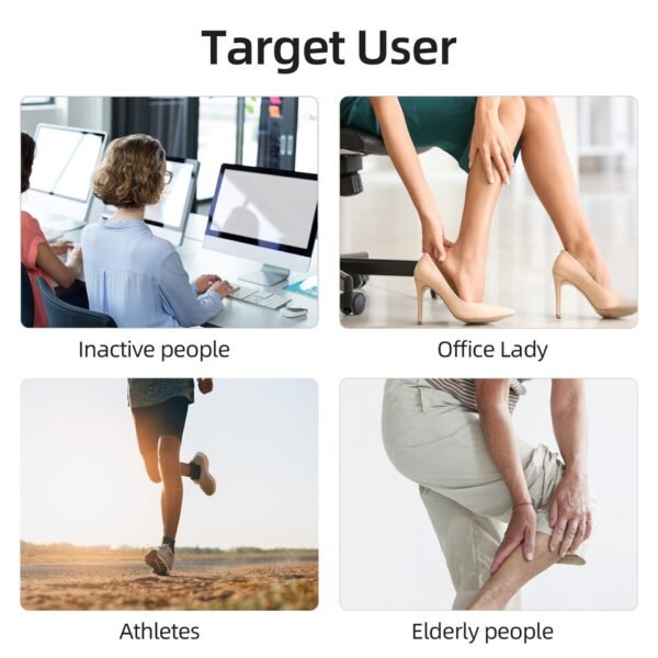 2pcs Wireless Leg Massager Pair Smart Air Compression Rechargeable Relax Massage - Image 4