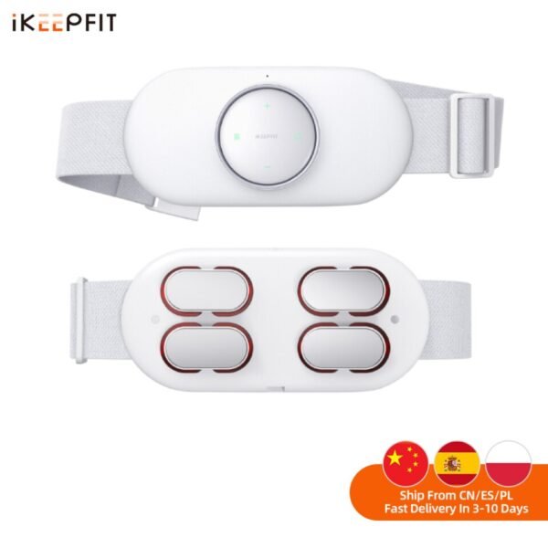 Smart Wireless Electric Waist Massager Heating Low-Frequency Light Relief Pain Massage