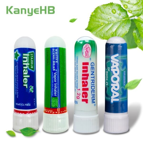 1Pcs Nasal Herbal Mint Essential Oils 100% Original Inhaler Rhinitis CoolRefresh Artifact