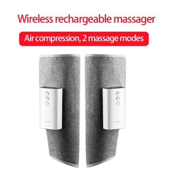 2pcs Wireless Leg Massager Pair Smart Air Compression Rechargeable Relax Massage - Image 6