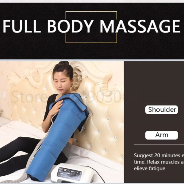 Pain Relief Air Compression Leg Foot  Vibration Massager Infrared Therapy Arm Waist - Image 6