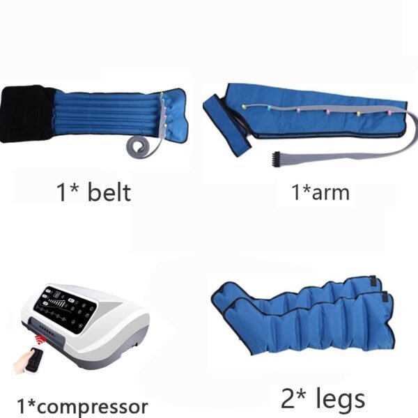 Pain Relief Air Compression Leg Foot  Vibration Massager Infrared Therapy Arm Waist - Image 4