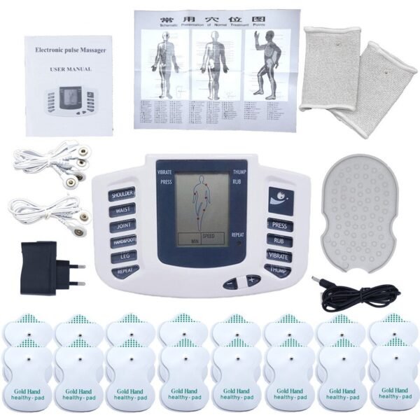 Digital Muscle Therapy Electric Tens Muscle Stimulator Full Body Massage Relax 16pads - Image 4