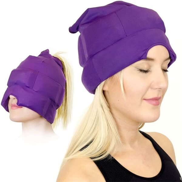 Headache And Migraine Relief Cap - Headache Relief, Elastic, Comfortable, Cool Mask