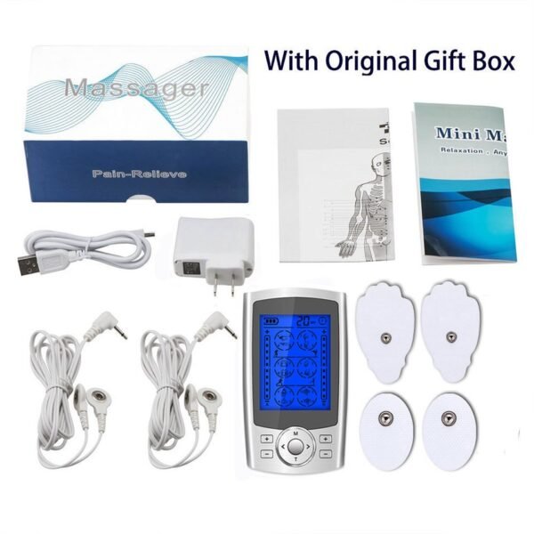 24 Modes Electric EMS Muscle stimulation TENS Unit Electronic Machine Body Massager - Image 11