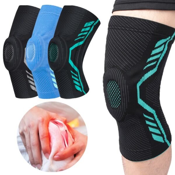 Knee Brace with Patella Gel Pads and Side Stabilizers Arthritis Injury Recovery 2Pcs=1Pair - Image 2