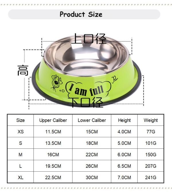Stainless Steel Bowls Pet Dog Food Dish Non-slip Anti-fall Durable Cat Dogs Feeding Bowl Pets Outdoor - Image 7