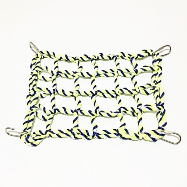 Parrot Climbing Ladder Net Cotton Rope Cage Hanging Pet Activity Toy for Hamster Ferret Small Animal - Image 3