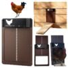 Cat Dog Automatic Chicken Coop Door Light-Sensitive Night Morning Delay Auto Guard Poultry Supplies
