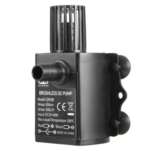 New Ultra-quiet USB Mini Brushless DC Water Pump DC5V 4.8W 300L/H Lift 300cm Submersible Fountain - Image 2