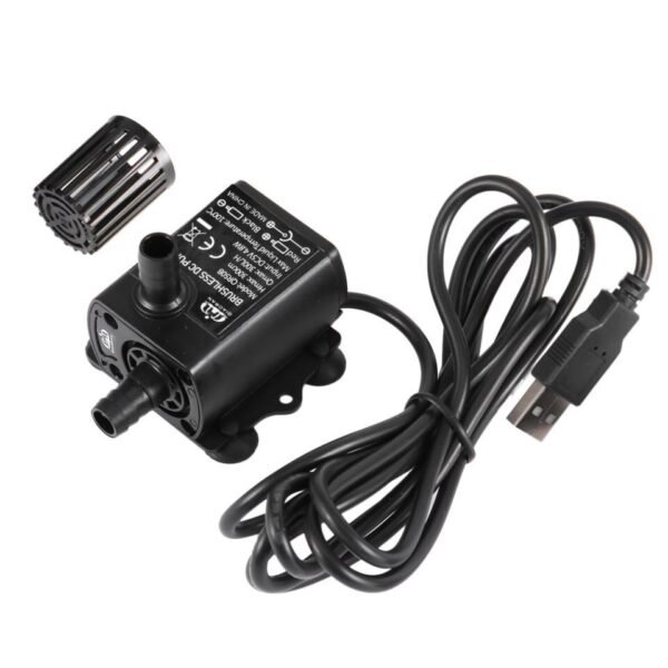 New Ultra-quiet USB Mini Brushless DC Water Pump DC5V 4.8W 300L/H Lift 300cm Submersible Fountain