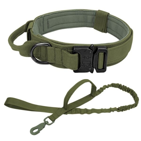 German Shepard Military Tactical Medium Large Lead For Walking Training Dog Collar Control Handle - Image 7