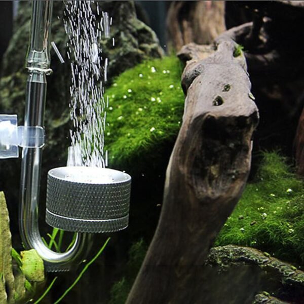 Fish Tank Bubble Atomizer For Aquatic Plant Growth Aquarium With Suction Cup CO2 Generato Diffuser - Image 2
